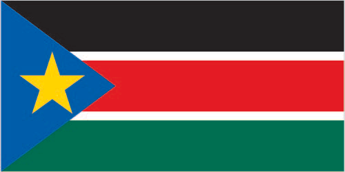 South Sudan Embassy Flag